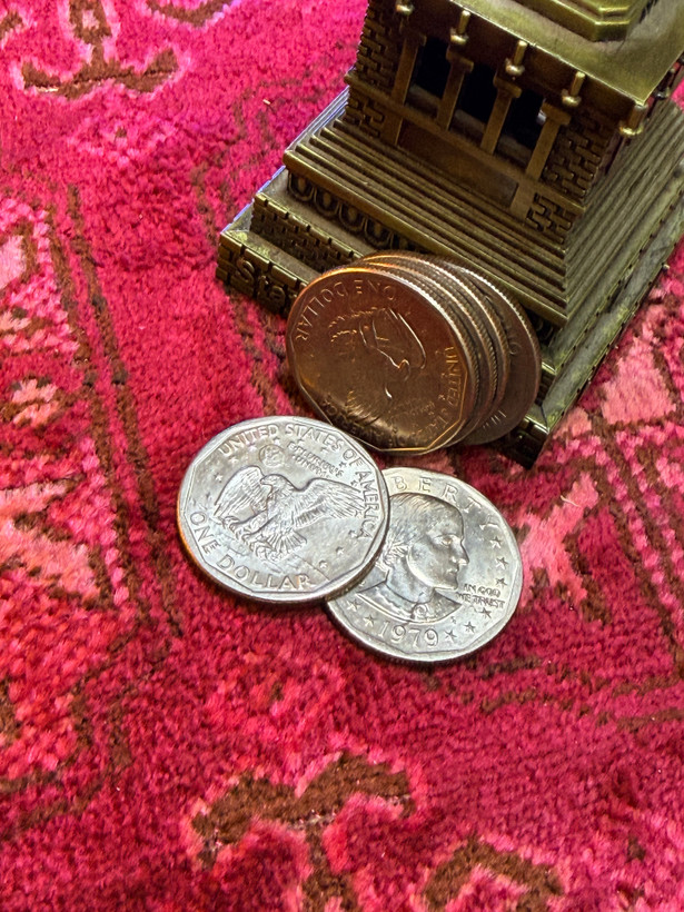 تک سکه یک دلار سوزان آنتونی رایج ایالات متحده آمریکا