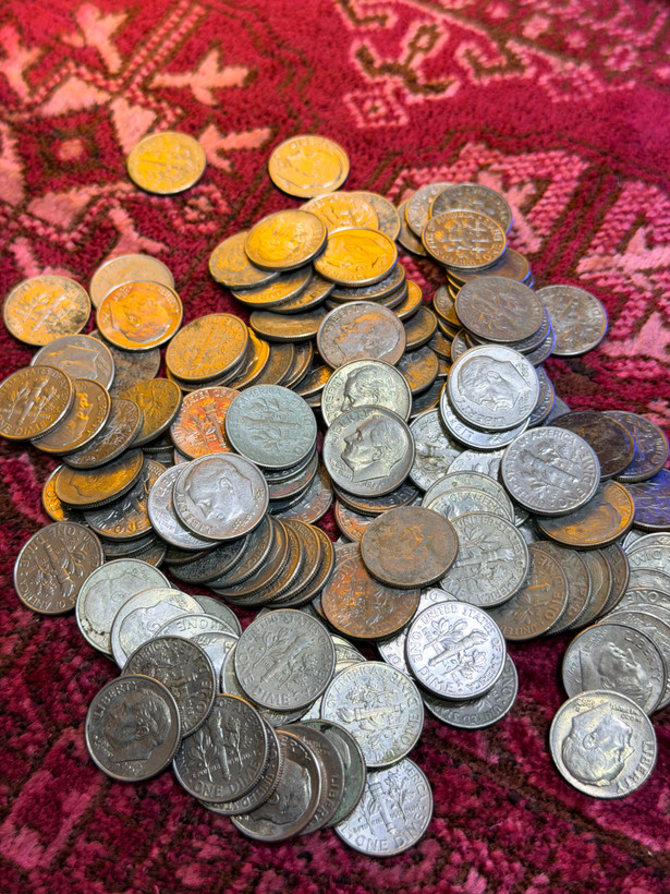 تک سکه ده سنت رایج ایالات متحده آمریکا