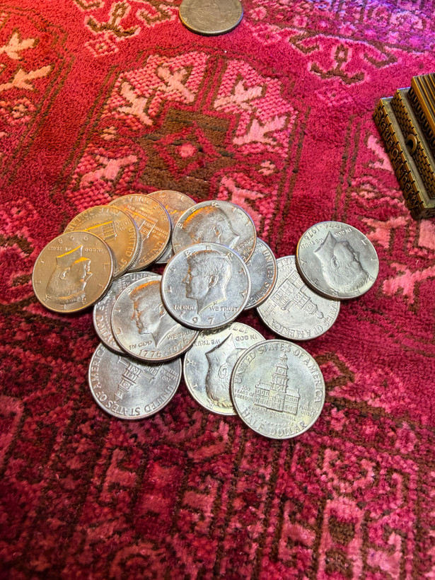 تک سکه پنجاه سنت رایج ایالات متحده آمریکا